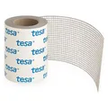 Produktbild: Dpm tapes - Fliegengitter-Reparaturband mit tesa Kleber, zuschneidbares graues Glasfasernetz für Fenster und Türen, wasser- und wetterbeständig, 50 mm x 1 m