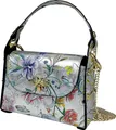 Produktbild: Toscanto Umhängetasche Toscanto Tasche silber farbig Leder (Umhängetasche), Damen Umhängetasche Leder, silber, farbig ca. 19cm x ca. 14cm