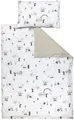 Produktbild: TupTam Kinder Bettwäsche Gemustert 2-Teilig Wendebettwäsche, Farbe: Traktoren/Regenbögen/Beige/Punkte, Größe: 135x100 cm