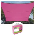 Produktbild: Perel - Sonnensegel Quadratisch Pink 3,6 X 3,6m - Sonnenschutz Für Terrasse & Balkon