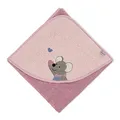 Produktbild: Sterntaler Kapuzenbadetuch Maus Mabel, Alter: ab 0 Monate, 80 x 80 cm, Rosa
