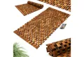 Produktbild: Casaria Badematte, robustes Akazienholz, Akazienholz, Stab, Badvorleger Holz 76x50 cm FSC-zertifiziertes Akazienholz Gummistopper