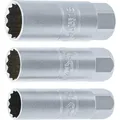 Produktbild: BGS Zündkerzen-Einsatz-Satz Zwölfkant | Antrieb Innenvierkant 10 mm (3/8