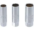 Produktbild: BGS Zündkerzen-Einsatz-Satz Zwölfkant | Antrieb Innenvierkant 10 mm (3/8