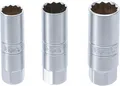Produktbild: BGS Zündkerzen-Einsatz-Satz Zwölfkant | Antrieb Innenvierkant 10 mm (3/8