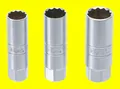Produktbild: BGS 6858 Satz Zündkerzen Nuss Einsatz Zündkerzenschlüssel Zwölfkant 14 16 18mm