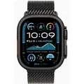 Produktbild: APPLE Watch Ultra 2 GPS + Cellular 49mm Black Titanium Case with Black Titanium Milanese Loop - M