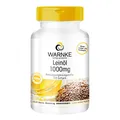 Produktbild: Leinöl Kapseln - 100 Softgels - Pflanzliches Omega 3-6-9 - hochdosiert - Flaxseed Oil 1000mg | Warnke Vitalstoffe - Deutsche Apothekenqualität