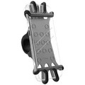 Produktbild: Hama Flexible Fahrrad-Telefonhalterung (Telefonhalterung für Mountainbike, Motorrad, Roller, für Smartphone bis 6-8 cm Breite und 13-15 cm hoch, Universalhalterung für Lenker) Schwarz