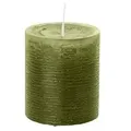 Produktbild: Wiedemann Kerzen Olive Rustic Kerzen, durchgefärbte Stumpenkerzen inkl. ASF 100 x 68 mm