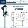 Produktbild: Grohe 37141000 DAL Voll Automatic Spüler für Aufputz WC Druckspüler aus Messing