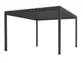 Produktbild: Teico Pergola inkl. LED Licht elektrisches Dach 3x4x2,7m Gartenpergola Pavillon, pulverbeschichtet, verstecktes Entwässerung, LED- Beleuchtungssystem