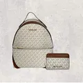 Produktbild: Michael Kors Tasche Rucksack Geldbörse Jet Set Travel Sheila Vanilla Creme NEU