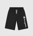 Produktbild: Champion Freizeithose (Baumwolle) Bermuda mit Logo-Schriftzug kurz schwarz Jungen, Größe: 152