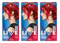 Produktbild: Schwarzkopf Live 3x Hair Dye, 092 Pillar Box Red