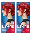 Produktbild: Schwarzkopf Live 2x Hair Dye, 092 Pillar Box Red