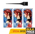 Produktbild: Schwarzkopf LIVE 092 Pillar Box Red Intense Semi-Permanent Haarfarbe 3er Pack