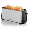Produktbild: 3710 Langschlitztoaster für 4 Toastscheiben 1380 W integrierter Brötchenaufsa...