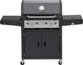 Produktbild: Grandhall Gasgrill Xenon 4 Black - 4 Brenner + Seitenbrenner