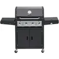 Produktbild: Grandhall Gasgrill Xenon 4 Black - 4 Brenner + Seitenbrenner