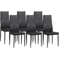 Produktbild: Albatros Esszimmerstühle MILANO 6er Set Schwarz