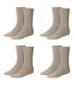 Produktbild: Tommy Hilfiger Herren Classic Business Socken 371111 4 Paar, Farbe:Beige, Größe:39-42, Artikel:Socken light beige mel. 371111-369