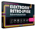 Produktbild: FRANZIS 67150 - Elektronik Retro Spiele Adventskalender, 24 Spiele der 70er und 80er zum Selberbauen, inkl. 28-seitigem Begleitbuch, ohne Löten