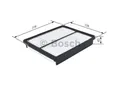 Produktbild: BOSCH F 026 400 292 Luftfilter  für KIA HYUNDAI Filtereinsatz