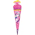 Produktbild: ROTH Schultüte Stoffwunder - Einhorn-Portrait 70 cm groß - rund Stoffschultüte Spitze