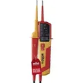 Produktbild: Spannungs- Und Durchgangsprüfer 12 - 1.000 V Ac, Cat Iv Inkl. 2x Aaa-batterien I Mit Led-anzeige I Einhandprüfung (45216) - Wiha