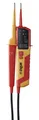 Produktbild: Spannungsprüfer 2-polig 12-1000V AC/DC LED CAT IV SB25516 rot