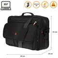 Produktbild: XXL Umhängetasche Flugbegleiter Tasche 17 Zoll Arbeitstasche Herren Damen Bag