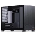 Produktbild: Jonsbo D32 STD PC-Gehäuse Schwarz | Mini Case für Micro-ATX mit Tempered Glass, Back-Connect-kompatibel, starker Airflow, kompakt & stylish für Gaming Builds