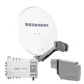 Produktbild: Kathrein CAS 80 Sat-Antenne weiß (we) - 6 Teilnehmer