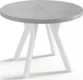 Produktbild: WFL GROUP Esstisch Twixy (Ausziehbarer runder Tisch - Esszimmertisch 90-170x90x76 cm), Ausziehbarer runder Tisch - Esszimmertisch 90-170x90x76 cm