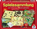 Produktbild: Schmidt Spiele 49147 Spielesammlung 100 Spielmöglichkeiten Dame Mühle Mikado