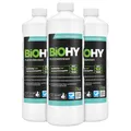 Produktbild: BiOHY Fliesenreiniger (3x1l Flasche) | speziell entwickelt für Stein- & Fliesenböden | hinterlässt eine schmutzabweisende Glanzschicht | entfernt jegliche Art von Schmutz mühelos