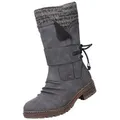 Produktbild: Rieker Stiefel - Grau Synthetik Größe: 42 Normal - Grau - 42