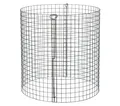 Produktbild: Kompostersilo Stahl verzinkt Ø 95 cm Höhe 95 cm silber, Dehner