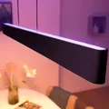 Produktbild: 130cm Philips Hue Ensis Pendelleuchte Schwarz White & Color Ambiance mit Light-Duo-Effekt für indiv.Steuerung Ober- und Unterlicht