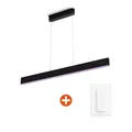 Produktbild: Philips Hue White & Color Ambiance Ensis Pendelleuchte sw, inkl. Dimmschalter V2