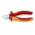 Produktbild: KNIPEX 70 06 140 Seitenschneider isoliert mit Mehrkomponenten-Hüllen, VDE-geprüft verchromt 140 mm