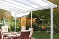 Produktbild: Terrassenüberdachung 4x3m Gutta Typ B Aluminium Weiß - Bausatz Komplettset