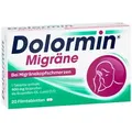 Produktbild: Dolormin Migräne 400 mg Ibuprofen bei Migränekopfschmerzen