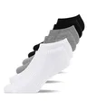 Produktbild: Snocks Sneaker Socken Herren und Damen 6 Paar aus Bio-Baumwolle - Weiche und Atmungsaktive Kurze Socken, Ideal für Sport und Alltag - Knöchelsocken Gr.47-50 Farbe Mix (Schwarz/Hellgrau/Weiß)