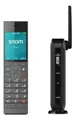 Produktbild: Snom HM201 DECT Schnurlos Hospitality Telefon mit Antibakteriellem Gehäuse, Farbdisplay, Beleuchteter Tastatur, PoEs, Bis 4 Handgeräte, DSGVO-konform, Kein Repeater Notwendig