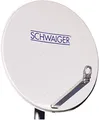 Produktbild: Schwaiger Aluminium Offset-Antenne lichtgrau (80 cm)