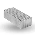 Produktbild: STRONG MAGNETS Neodym Würfel-Magnet - Extra stark - 50 Stück - 10mm x 3mm x 2mm - Für Magnettafel, Kühlschrank, Whiteboard, Pinnwand, Büro
