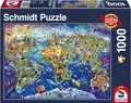 Produktbild: Schmidt Spiele Puzzle Entdecke unsere Welt, 1000 Puzzleteile