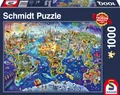Produktbild: 1000 Teile Schmidt Spiele Puzzle Entdecke unsere Welt 58288